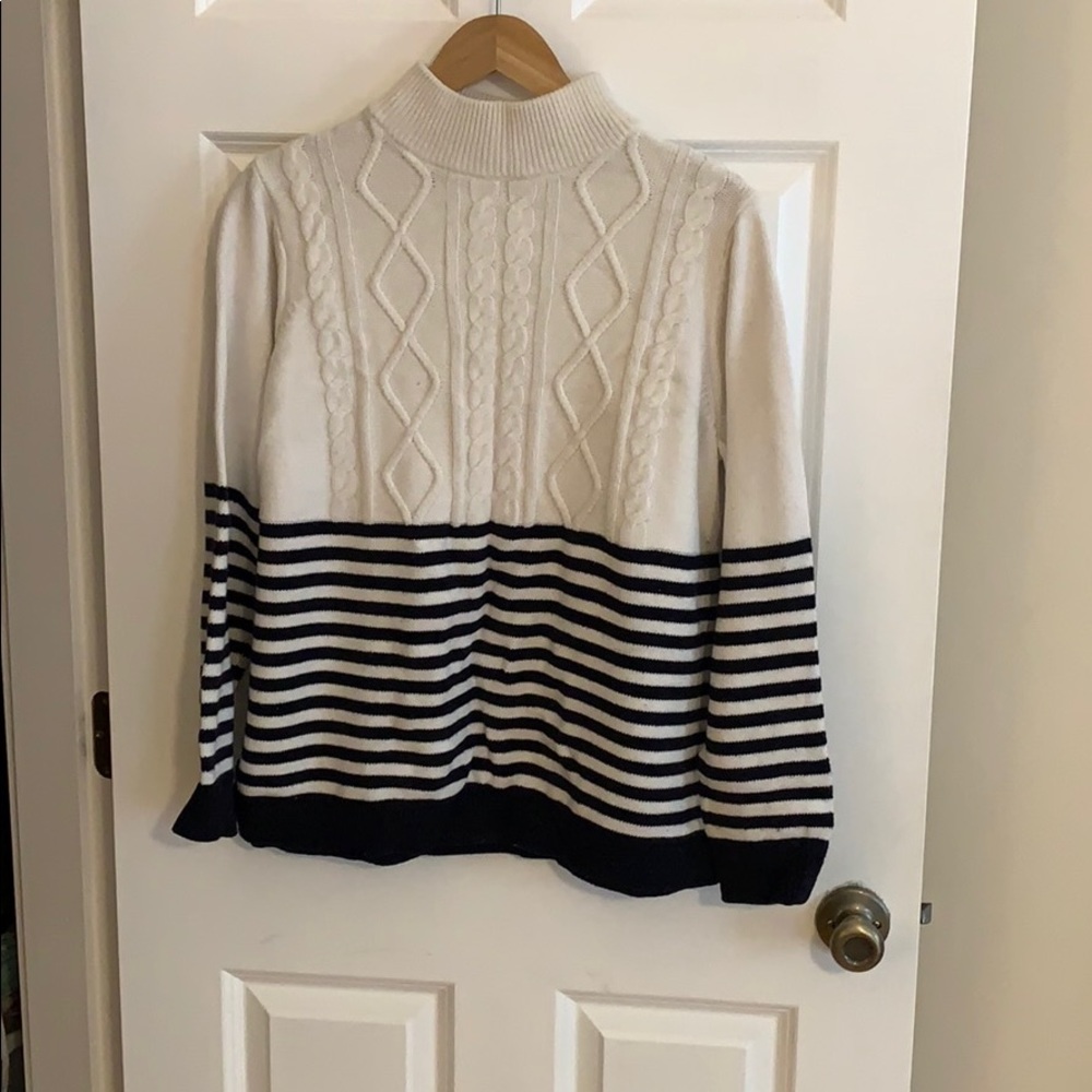 Talbots cabled sweater